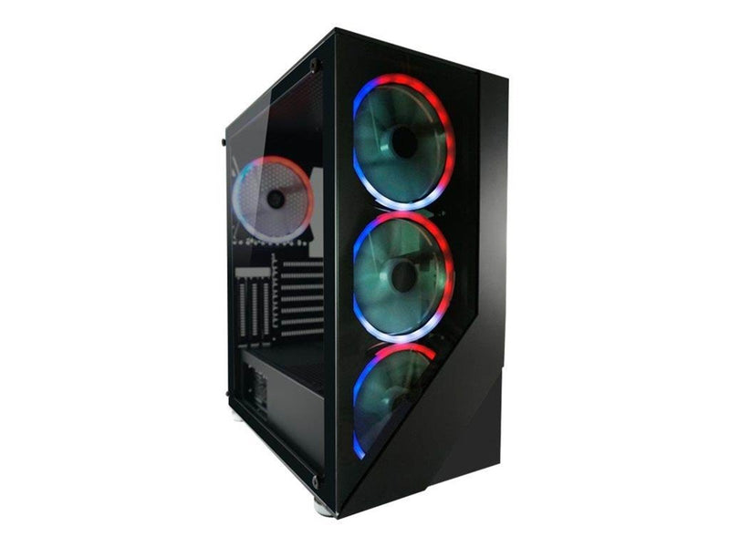 LC Power Gaming 803B Shaded_X - Gehäuse - Tower - Schwarz