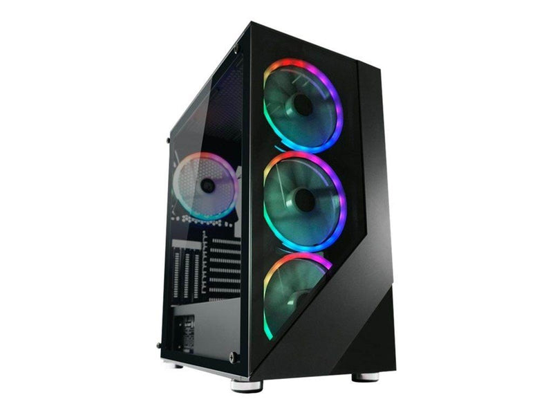 LC Power Gaming 803B Shaded_X - Gehäuse - Tower - Schwarz