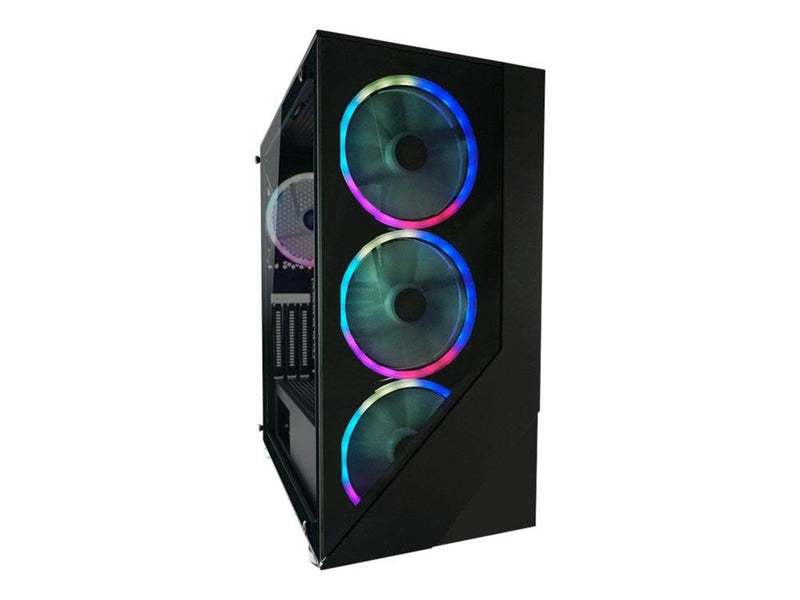 LC Power Gaming 803B Shaded_X - Gehäuse - Tower - Schwarz