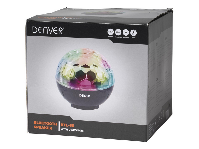 DENVER BTL-65 - speaker - for portable use - wireless