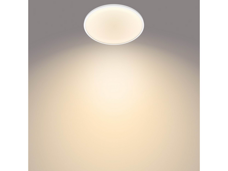 Philips Superslim CL550 Ceiling lamp Ø300 mm LED 18W 2700K SceneSwitch IP20 White