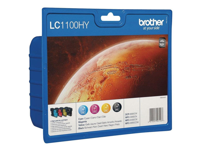 Brother LC 1100HY Value Pack - Tintenpatrone Cyan