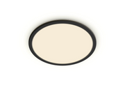 Philips Superslim CL550 Ceiling lamp Ø250 mm LED 15W 2700K SceneSwitch IP44, Black