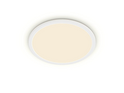 Philips Superslim CL550 Ceiling lamp Ø250 mm LED 15W 2700K SceneSwitch IP44, White
