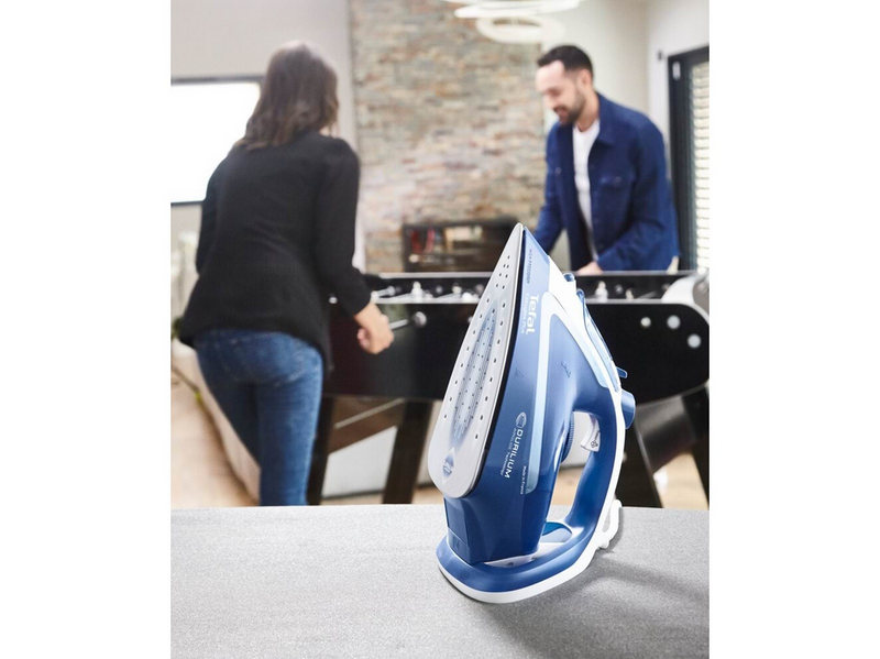 Tefal Dampfbügeleisen Easygliss Plus Blue Steam Iron FV5735E0