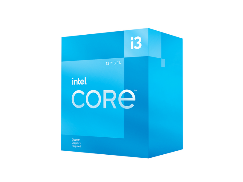 Intel Core i3-12100F Alder Lake CPU - 4 Kerne - 3.3 GHz - Intel LGA1700 - Intel Boxed (mit Kühler)