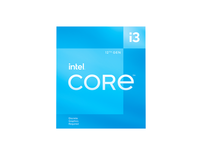 Intel Core i3-12100F Alder Lake CPU - 4 Kerne - 3.3 GHz - Intel LGA1700 - Intel Boxed (mit Kühler)