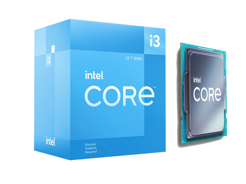Intel Core i3-12100F Alder Lake CPU - 4 Kerne - 3.3 GHz - Intel LGA1700 - Intel Boxed (mit Kühler)