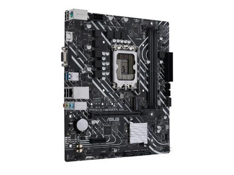 ASUS PRIME H610M-K D4 Mainboard - Intel H610 - Intel LGA1700 - DDR4 RAM - Micro-ATX