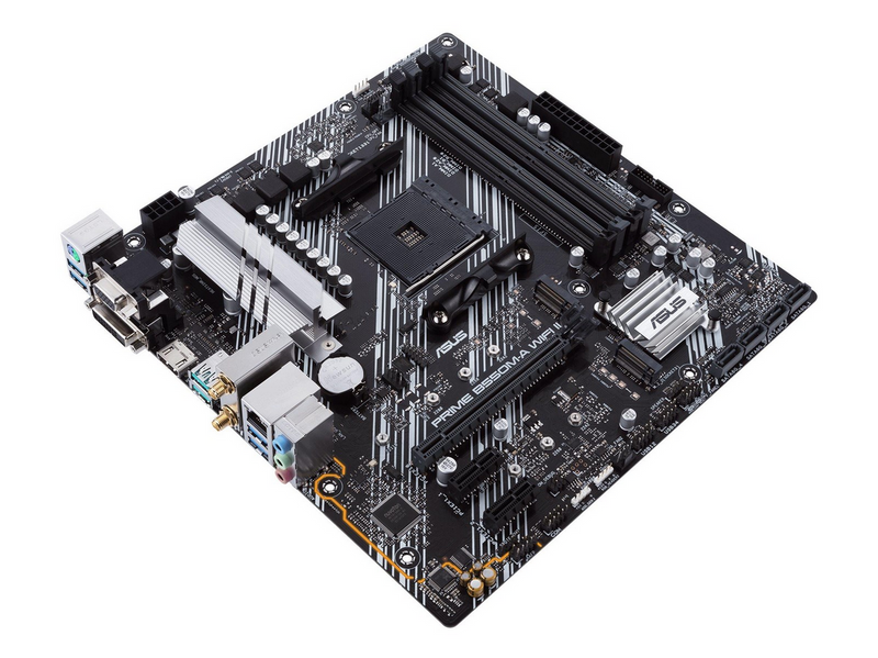 ASUS PRIME B550M-A WIFI II Mainboard - AMD B550 - AMD AM4 socket - DDR4 RAM - Micro-ATX