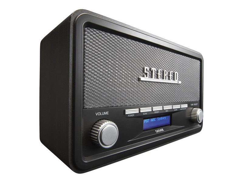 DENVER DAB-18DARKGREY - DAB portable radio - Bluetooth - DAB/DAB+/FM - Stereo - Grau