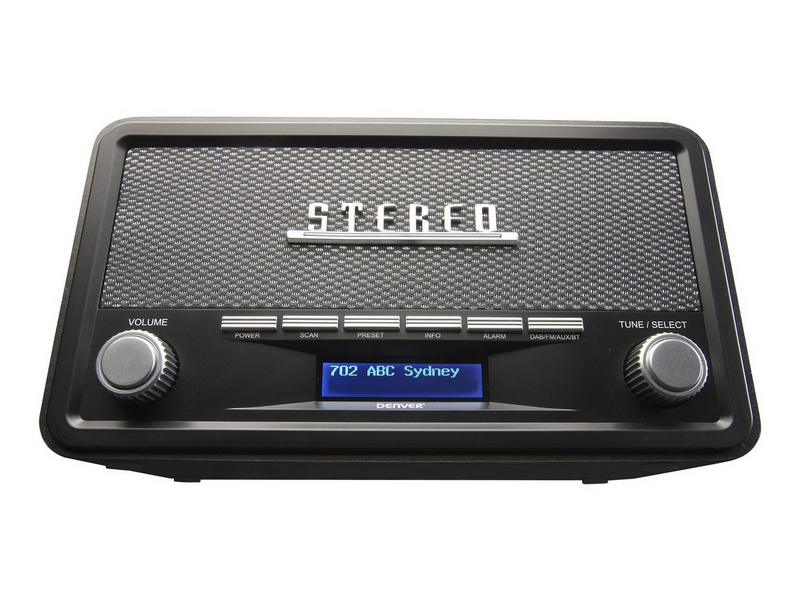 DENVER DAB-18DARKGREY - DAB portable radio - Bluetooth - DAB/DAB+/FM - Stereo - Grau