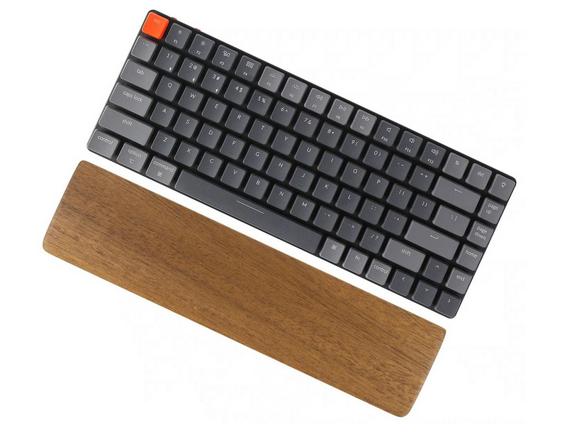 Keychron Walnut Wood Palmrest for K3 / K7 - Handgelenkstütze - Braun