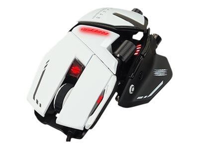 Mad Catz R.A.T.8+ - mouse - USB - white - Maus (Weiß)