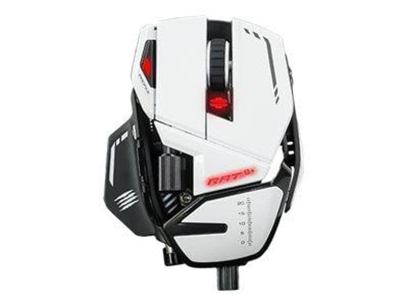Mad Catz R.A.T.8+ - mouse - USB - white - Maus (Weiß)