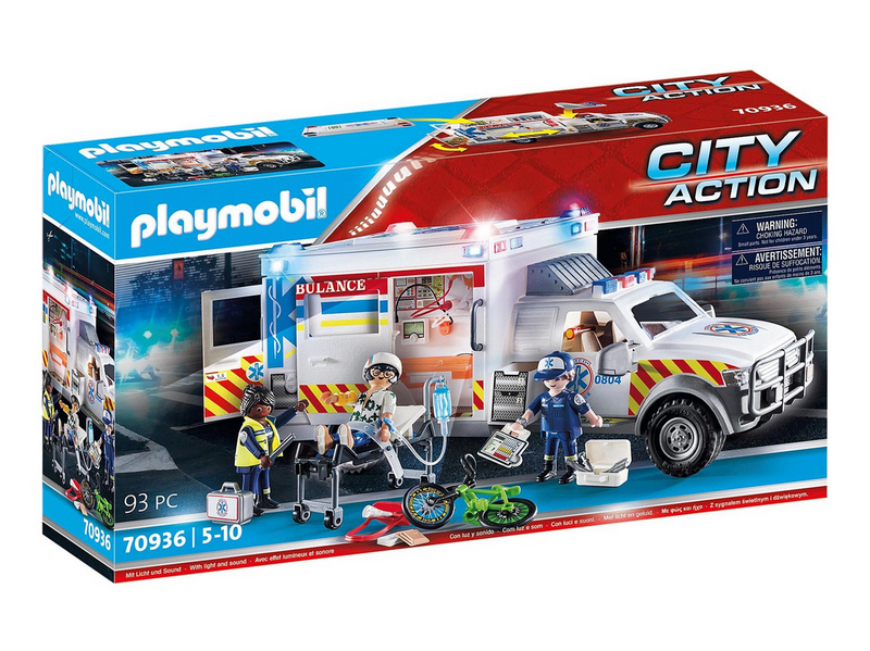 Playmobil City Action - Rettungs-Fahrzeug: US Ambulance