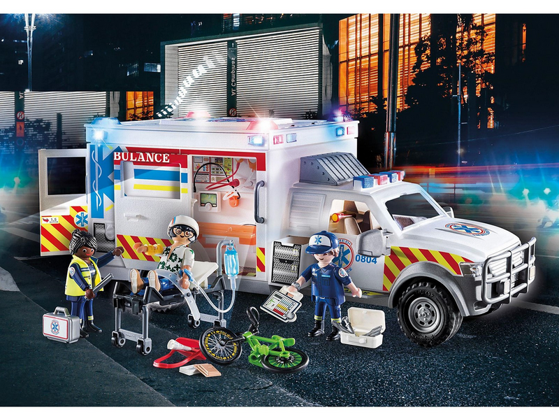 Playmobil City Action - Rettungs-Fahrzeug: US Ambulance