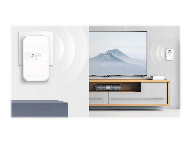 TP-Link TL-WPA7617 KIT AV1000 Gigabit Passthrough Powerline ac Wi-Fi Kit Homeplugs
