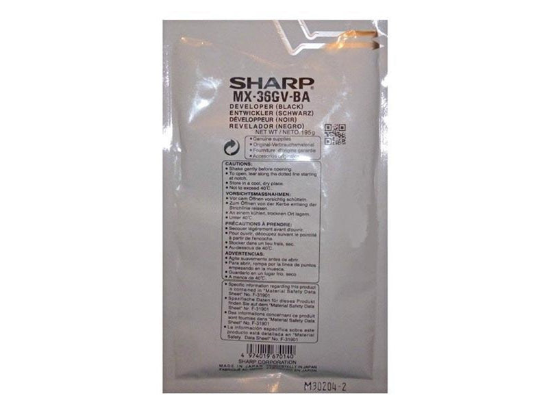 Sharp MX36GVBA - Developer Schwarz