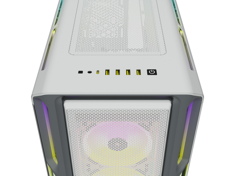 Corsair iCUE 5000T RGB - White - Gehäuse - Miditower - Weiß