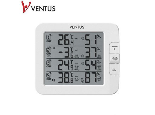 VENTUS Weather station with 3 sensors W210