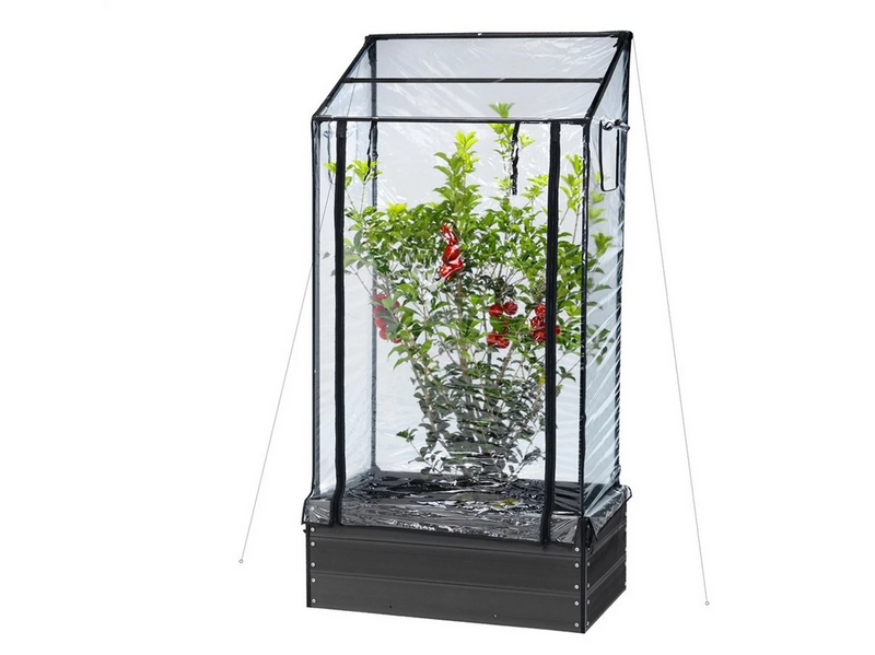 HORTUS Greenhouse tall 130/150 x 87 x 47 cm