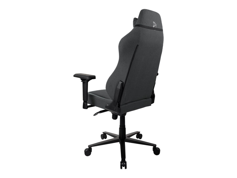 Arozzi Primo - chair - aluminium woven fabric metal frame - grey black/grey Büro Stuhl - Aluminium - Bis zu 140 kg