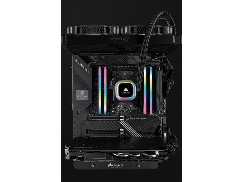Corsair Vengeance RGB PRO SL DDR4-3600 - 16GB - CL16 - Dual Channel (2 pcs) - AMD Optimized - Schwarz mit RGB