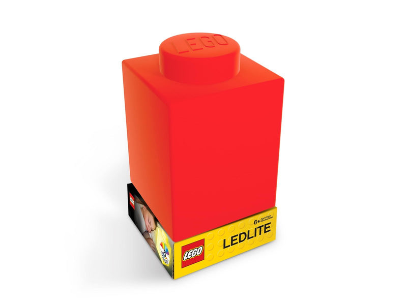 Euromic LEGO Classic Silicone Brick 1000% night light with LEDlite- RED