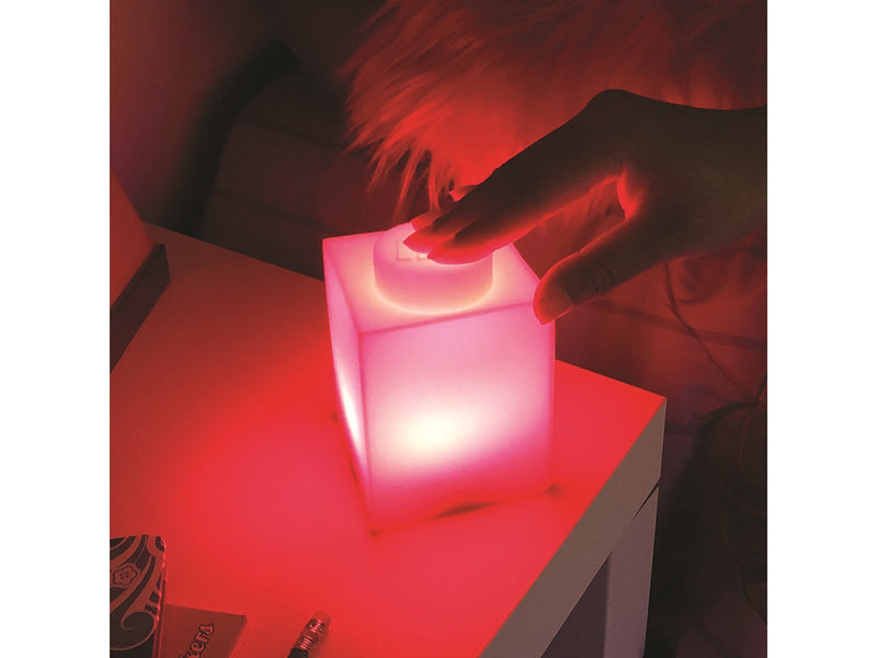 Euromic LEGO Classic Silicone Brick 1000% night light with LEDlite- RED