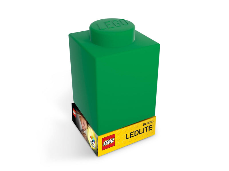 Euromic LEGO Classic Silicone Brick 1000% night light with LEDlite- GREEN