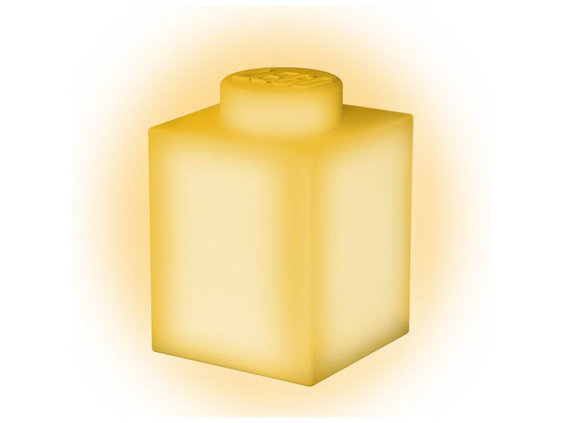 Euromic LEGO Classic Silicone Brick 1000% night light with LEDlite- YELLOW
