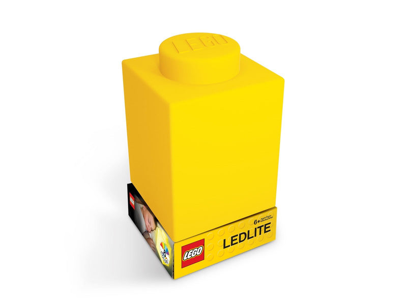Euromic LEGO Classic Silicone Brick 1000% night light with LEDlite- YELLOW