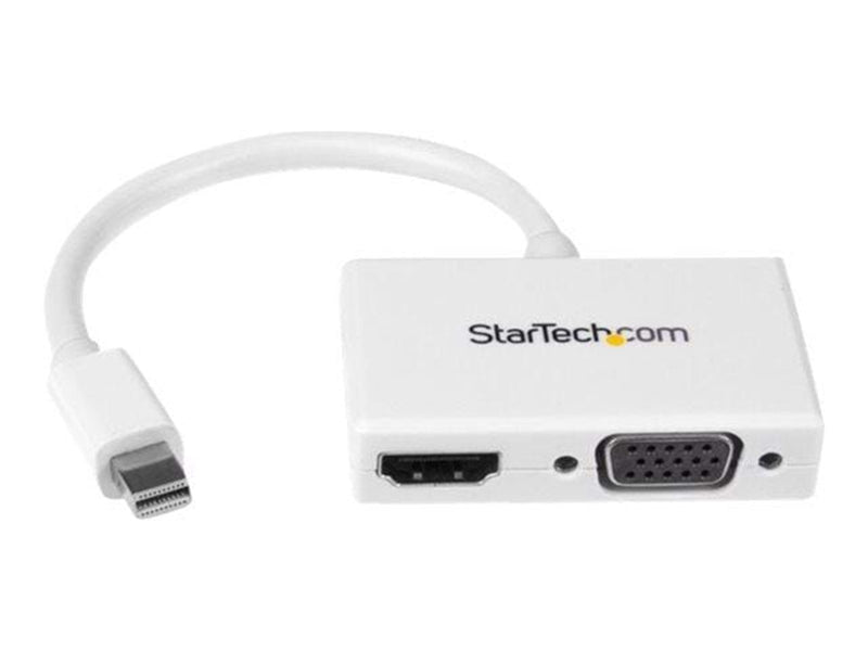 StarTech.com Travel A/V adapter: 2-in-1 Mini DisplayPort to HDMI or VGA converter video transformer