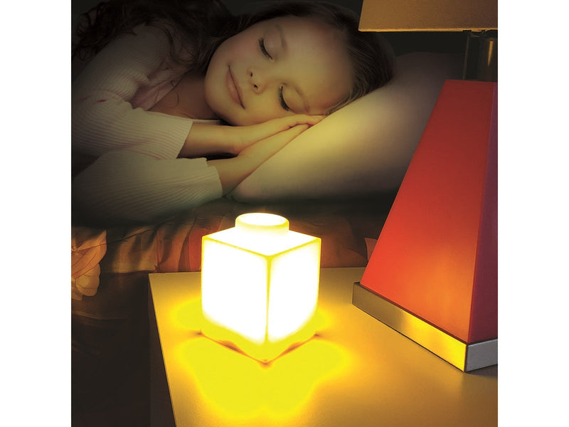Euromic LEGO Classic Silicone Brick 1000% night light with LEDlite- YELLOW