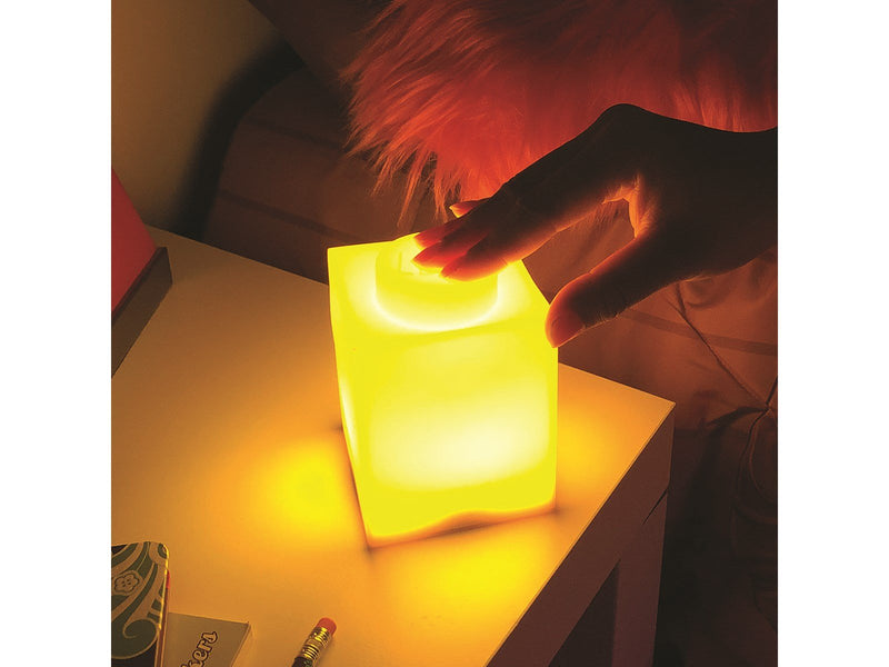 Euromic LEGO Classic Silicone Brick 1000% night light with LEDlite- YELLOW