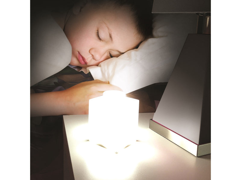 Euromic LEGO Classic Silicone Brick 1000% night light with LEDlite- WHITE