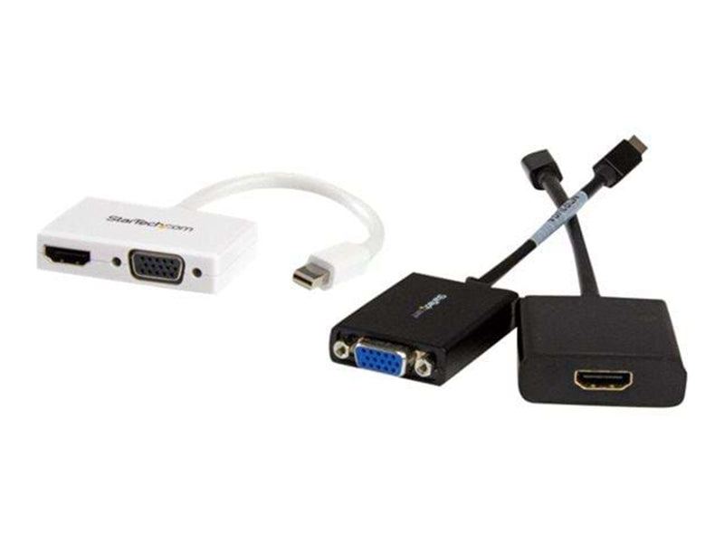 StarTech.com Travel A/V adapter: 2-in-1 Mini DisplayPort to HDMI or VGA converter video transformer