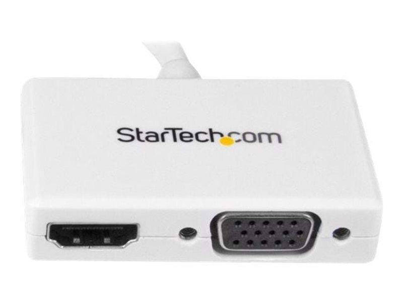 StarTech.com Travel A/V adapter: 2-in-1 Mini DisplayPort to HDMI or VGA converter video transformer