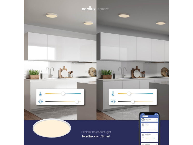 Nordlux Oja Smart 42 Deckenleuchte Weiss