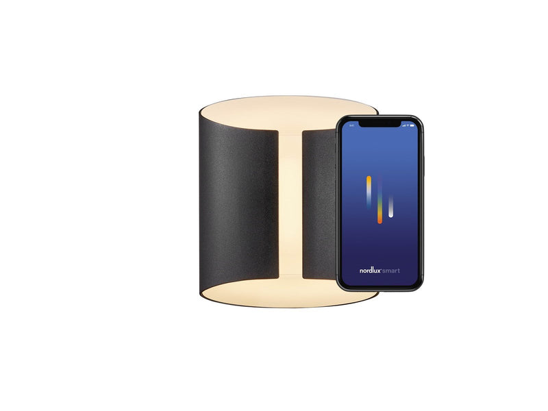 Nordlux Grip Smart Wandleuchte Schwarz