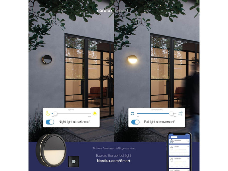 Nordlux Ava Smart Deckenleuchte Schwarz