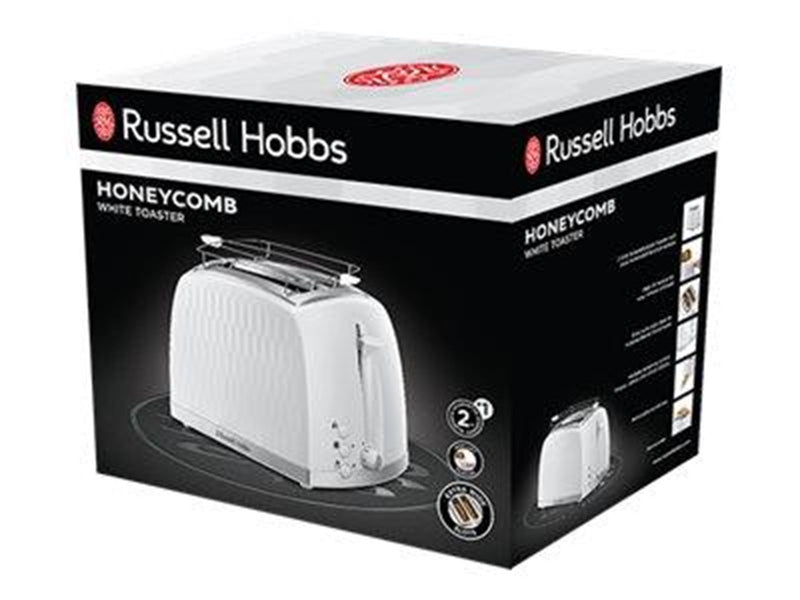 Russell Hobbs Toaster Honeycomb White