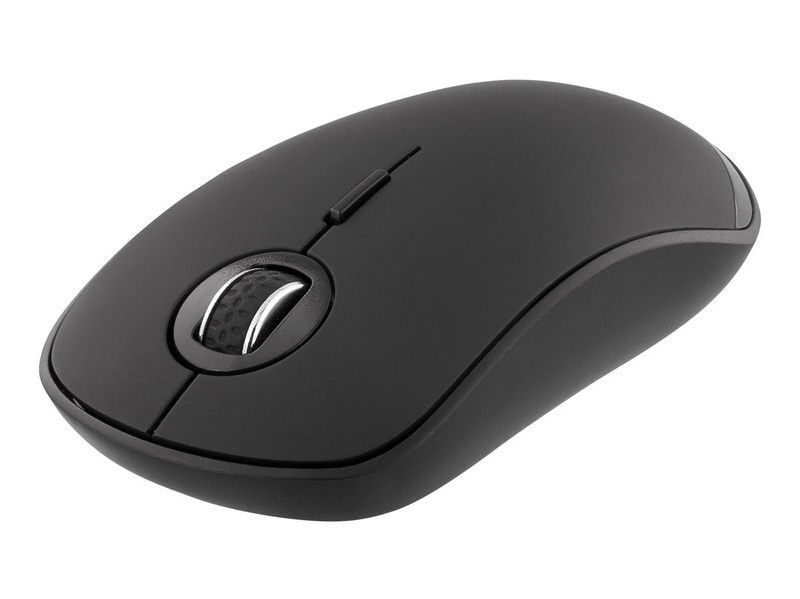 Deltaco MS-900 Silent - Mouse 4 buttons wireless Bluetooth 5.0 black - Maus (Schwarz)