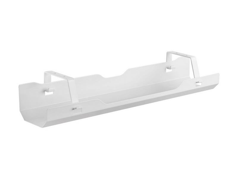 Deltaco Office Cable Management Tray - White