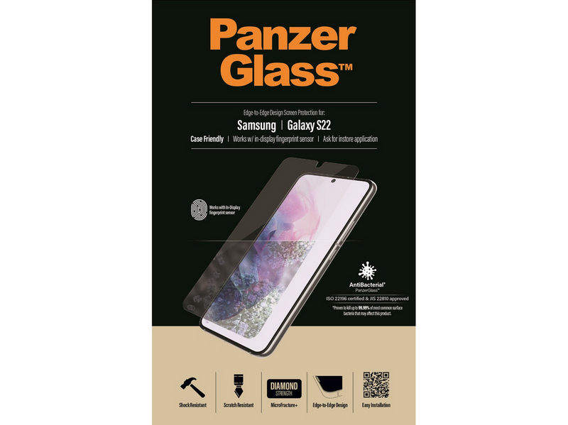 PanzerGlass UltraForce1 Samsung Galaxy S22 | Screen Protector