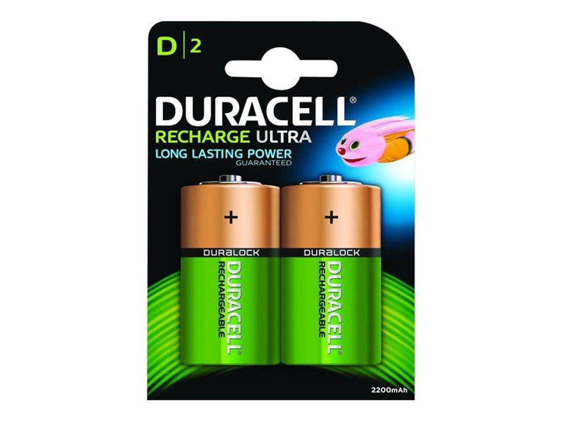 DURACELL D Rechargeable Batteries NiMH (Pack-2)