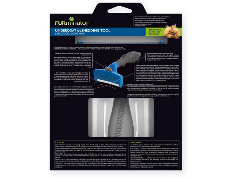 FURminator Deshedder for Large Dogs Long Hair