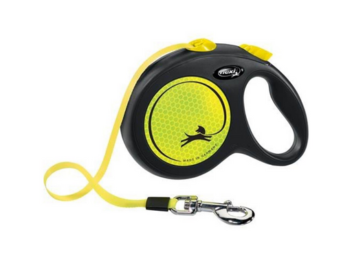 Flexi New Neon yellow leash L 5M 50KG