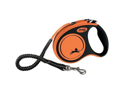 Flexi - Leash Xtreme S Tape 5M Black/Orange Max 20Kg - (600.8400)